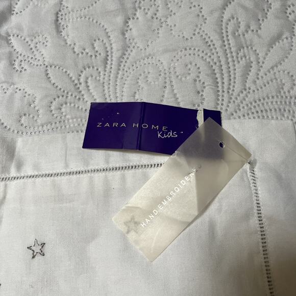 NWT Zara Home Kids Embroidered Pillowcase - Picture 8 of 9